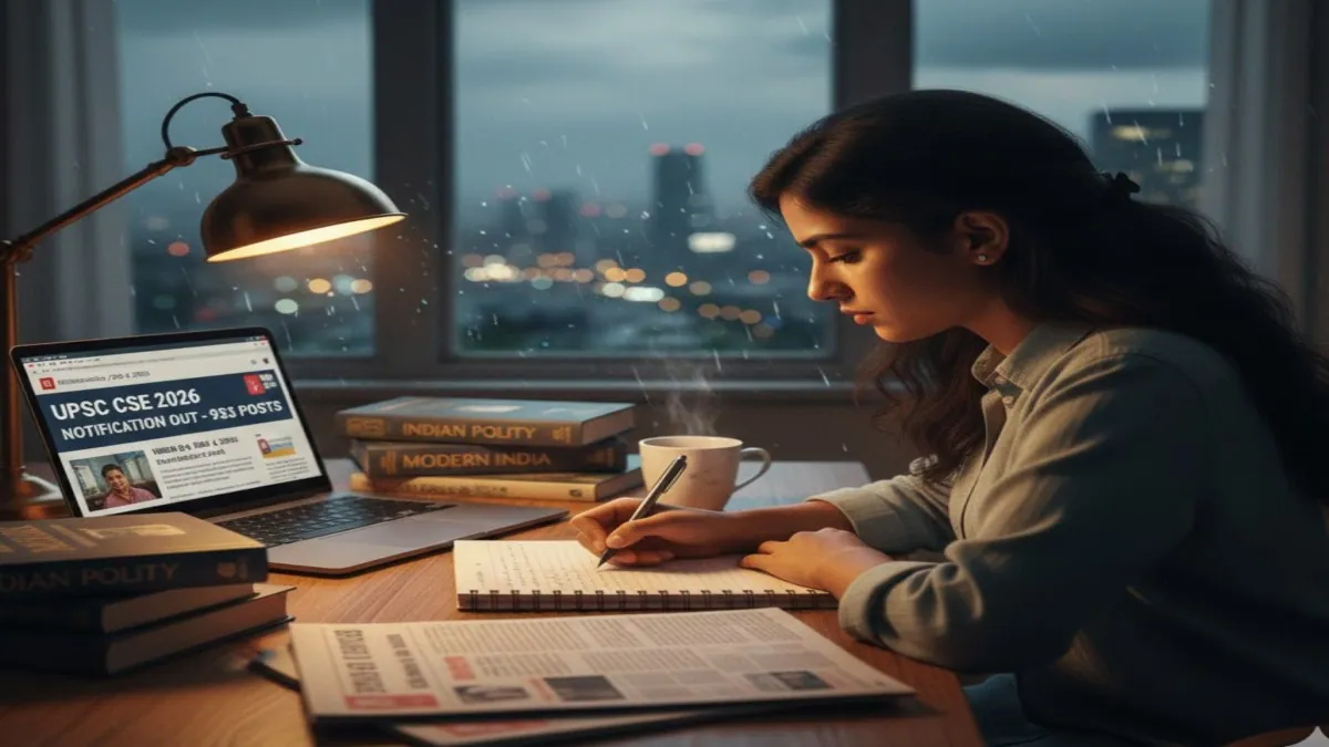 UPSC CSE 2026 Notification : आवेदन शुरू, लेकिन फॉर्म भरने से पहले हर छात्र और पेरेंट्स ये 5 बातें जरूर जान लें।